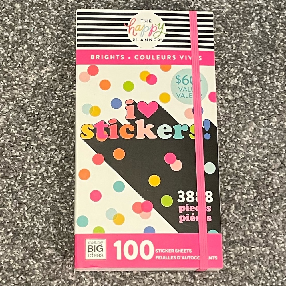 The Happy Planner Brights Mega Value Pack Stickers